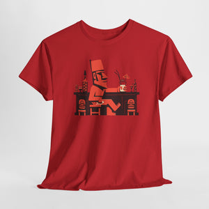 Moai at the Tiki Bar: Gildan 5000 T-shirt