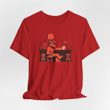 Moai at the Tiki Bar: Unisex Soft Cotton Tee