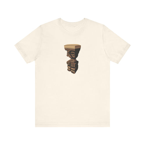 Tiki Barstool: Unisex Soft Cotton Tee