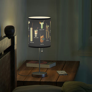 Hawaiian Village Vintage Menu Lamp on a Stand