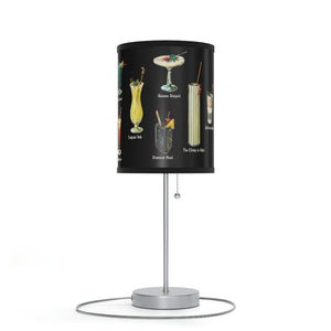 Hawaiian Village Vintage Menu Lamp on a Stand