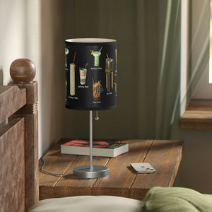 Hawaiian Village Vintage Menu Lamp on a Stand