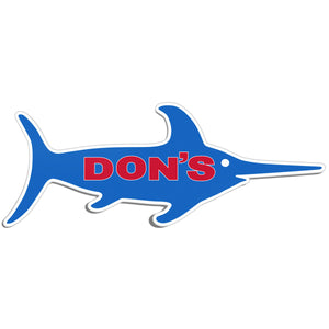 Don's Swordfish Sticker