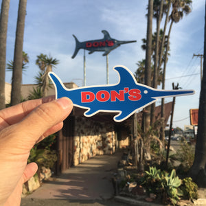 Don's Swordfish Sticker