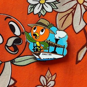 Orange Bird: Jungle Bird Pin