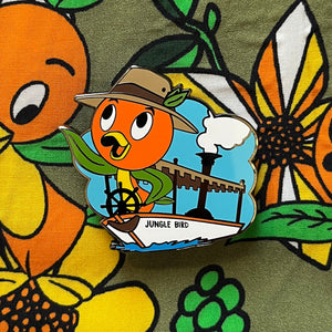 Orange Bird: Jungle Bird Pin