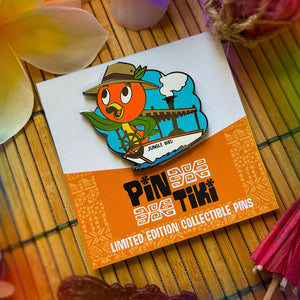 Orange Bird: Jungle Bird Pin